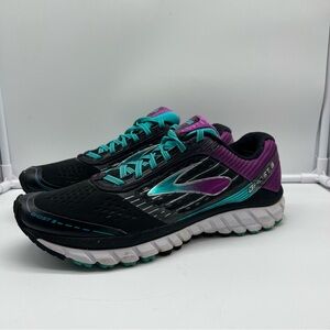 Brooks Women's Black and Purple Running Shoes